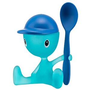 Alessi A di Cico Eggcup, Blue (ASG23 AZ),B 3cm, H 6cm Alessi A di Cico Eggcup, Blue (ASG23 AZ),B 3cm, H 6cm