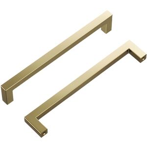 Hickory Hardware Solid Core Kitchen Cabinet Pulls, Luxury Cabinet Handles, Hardware for Doors & Dresser Drawers, 6-5/16 Inch (160mm) Hole Center, Elusive Golden Nickel, Skylight Collection(Pack of 1) Hickory Hardware Solid Core Kitchen Cabinet Pulls, Luxury Cabinet Handles, Hardware for Doors & Dresser Drawers, 6-5/16 Inch (160mm) Hole Center, Elusive Golden Nickel, Skylight Collection(Pack of 1)