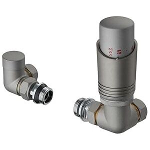 Terma Radiator Valves, Matt Grey Terma Radiator Valves, Matt Grey