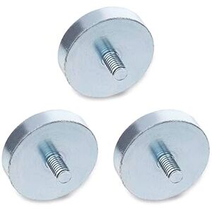 Ganter Normelemente Ganter Standard Elements Magnets with External Thread – GN 50.3 Neodymium Iron Boron, Silver, GN 50.3-ND-13-M5 Ganter Normelemente Ganter Standard Elements Magnets with External Thread – GN 50.3 Neodymium Iron Boron, Silver, GN 50.3-ND-13-M5