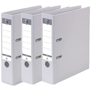 Oxford Smart Pro+ A4XL Lever Arch Files 80 mm Spine 2 D-Rings Polypropylene Cover White (Pack of 3) Oxford Smart Pro+ A4XL Lever Arch Files 80 mm Spine 2 D-Rings Polypropylene Cover White (Pack of 3)