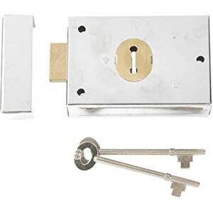 Yale Locks P402 Rimlock Chrome Finish 62 x 76 mm Yale Locks P402 Rimlock Chrome Finish 62 x 76 mm