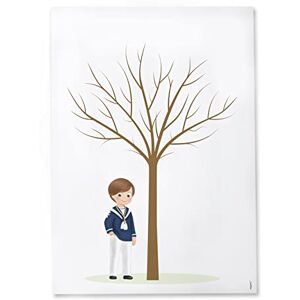 Mopec Sailor Footprint Film Communion Navy Blue 29.5 x 42 cm Mopec Sailor Footprint Film Communion Navy Blue 29.5 x 42 cm