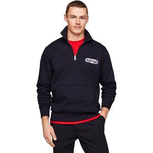 Tommy Hilfiger Men's HILFIGER TRACK GRAPHIC HALF ZIP Desert Sky L Tommy Hilfiger Men's HILFIGER TRACK GRAPHIC HALF ZIP Desert Sky L