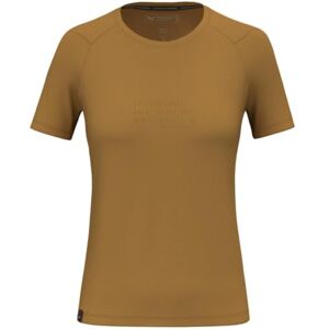 Salewa Women's Eagle Poem Dry T-Shirt W T-Shirt Golden Brown Salewa Women's Eagle Poem Dry T-Shirt W T-Shirt Golden Brown