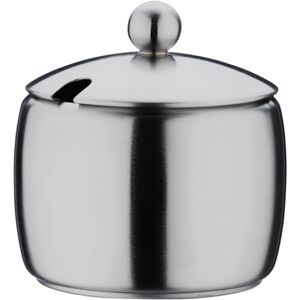 Café Stal Café Stål Bellux Range Premium 18/10 Stainless Steel Sugar Bowl, Mirror Polished, Knobbed Lid with Teaspoon Groove, 5oz (150ml), BS-005, Silver Café Stal Café Stål Bellux Range Premium 18/10 Stainless Steel Sugar Bowl, Mirror Polished, Knobbed Lid with Teaspoon Groove, 5oz (150ml), BS-005, Silver