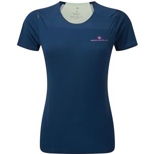 Ronhill Running, Wmn's Tech Race S/S Tee, Dark Navy/Honeydew, Size 14 Ronhill Running, Wmn's Tech Race S/S Tee, Dark Navy/Honeydew, Size 14