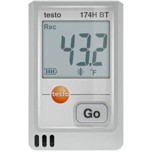 Testo 174 H BT Mini data logger for temperature and humidity with Bluetooth® and app connection (white) Testo 174 H BT Mini data logger for temperature and humidity with Bluetooth® and app connection (white)