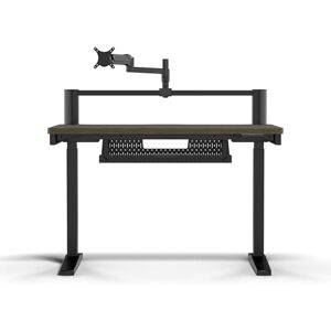 Corsair Platform:4 Elevate – 120cm x 76cm, Adjustable Height, Electric Standing Computer Home Office Gaming Desk, Memory Presets, Cable Management, USB Ports, Monitor Arm Included – Dark Walnut Stain Corsair Platform:4 Elevate – 120cm x 76cm, Adjustable Height, Electric Standing Computer Home Office Gaming Desk, Memory Presets, Cable Management, USB Ports, Monitor Arm Included – Dark Walnut Stain