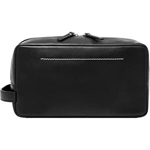 Fossil Men's Leather Travel Toiletry Bag Shave Dopp Kit, Westover Black, One Size Fossil Men's Leather Travel Toiletry Bag Shave Dopp Kit, Westover Black, One Size