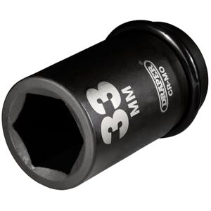 Draper Expert 5147 33mm 1-inch Square Drive Hi-Torq 6-Point Deep Impact Socket Draper Expert 5147 33mm 1-inch Square Drive Hi-Torq 6-Point Deep Impact Socket