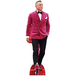 STAR CUTOUTS CS970 Daniel Craig Red Velvet Jacket Lifesize Cardboard Cutout With Mini STAR CUTOUTS CS970 Daniel Craig Red Velvet Jacket Lifesize Cardboard Cutout With Mini