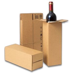 IPEA Long Cardboard Boxes for Wine Bottle and Shipping – 30 x 10 x 10 cm – Made in Italy – 5 Pieces – E-Commerce Tube Box, Gifts, Events, Parties – Box and Bottle Holder Pack IPEA Long Cardboard Boxes for Wine Bottle and Shipping – 30 x 10 x 10 cm – Made in Italy – 5 Pieces – E-Commerce Tube Box, Gifts, Events, Parties – Box and Bottle Holder Pack