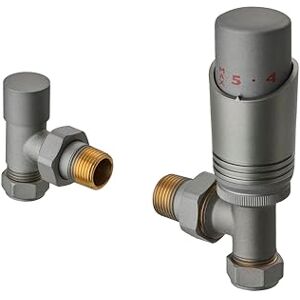 Terma Radiator Valves, Matt Grey Terma Radiator Valves, Matt Grey