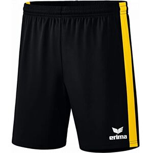 Erima Retro Star Unisex Shorts, Unisex_Adult, Shorts, 3152104, Black/Yellow, M Erima Retro Star Unisex Shorts, Unisex_Adult, Shorts, 3152104, Black/Yellow, M