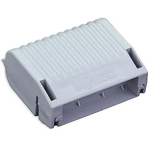 WAGO Gelbox; Gel enclosure; for splicing cables; with gel; 221 Series; max. 6 mm² connectors; without splicing connectors; Size 2; gray, 207-1432 (3 pcs) WAGO Gelbox; Gel enclosure; for splicing cables; with gel; 221 Series; max. 6 mm² connectors; without splicing connectors; Size 2; gray, 207-1432 (3 pcs)