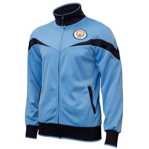 Icon Sports Officially Licensed Manchester City FC Track Jacket Blue Man City Adult Soccer Jacket Icon Sports Officially Licensed Manchester City FC Track Jacket Blue Man City Adult Soccer Jacket