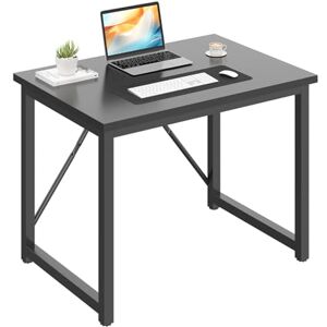JUMMICO Computer Desk Table Workstation 80 x 50 x 75 cm for Office Living Room Bedroom Simple Assembly Industrial Design Black Desk Metal Frame,Black JUMMICO Computer Desk Table Workstation 80 x 50 x 75 cm for Office Living Room Bedroom Simple Assembly Industrial Design Black Desk Metal Frame,Black