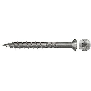 Fischer Model 660612 Stainless Steel Decking Screws - 80mm, 100 pcs Fischer Model 660612 Stainless Steel Decking Screws - 80mm, 100 pcs