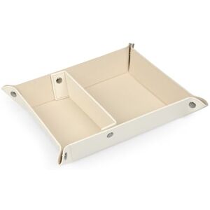 LONDO Leather Tray Organizer Practical Storage Box for Wallets, Watches, Keys, Coins, Cell Phones and Office Equipment LONDO Leather Tray Organizer Practical Storage Box for Wallets, Watches, Keys, Coins, Cell Phones and Office Equipment
