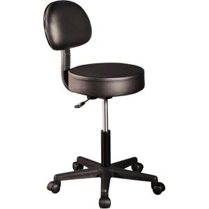 Master Massage Equipment Master Massage Hydrolic Swivel Stool/Chair with Backrest, Black for Clinical Spa Tattoo Office Master Massage Equipment Master Massage Hydrolic Swivel Stool/Chair with Backrest, Black for Clinical Spa Tattoo Office