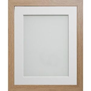 Frame Company Allington Range Beech Picture Photo Frame with White Mount Mount, 20x16 for pic size 16x12' * Choice of Sizes* Fitted with Glass Frame Company Allington Range Beech Picture Photo Frame with White Mount Mount, 20x16 for pic size 16x12' * Choice of Sizes* Fitted with Glass