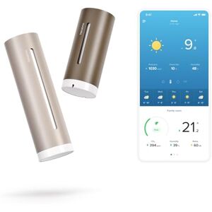 Netatmo Original 2nd Generation Weather Station Indoor & Outdoor Temperature, Humidity, Air Quality, UV, Pollen, Weather Forecast Compatible Apple Home, Alexa, Google Home Sand NWS-S-EC Netatmo Original 2nd Generation Weather Station Indoor & Outdoor Temperature, Humidity, Air Quality, UV, Pollen, Weather Forecast Compatible Apple Home, Alexa, Google Home Sand NWS-S-EC