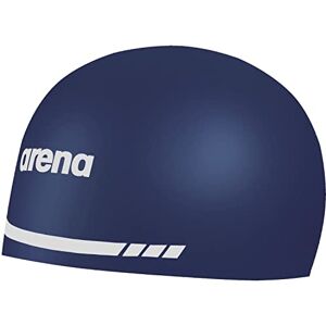 ARENA 3D Soft USA Unisex Adult Silicone Swim Cap for Men and Women Swimming Pool Practice and Racing Swim Kit, Navy Blue, Extra Large ARENA 3D Soft USA Unisex Adult Silicone Swim Cap for Men and Women Swimming Pool Practice and Racing Swim Kit, Navy Blue, Extra Large