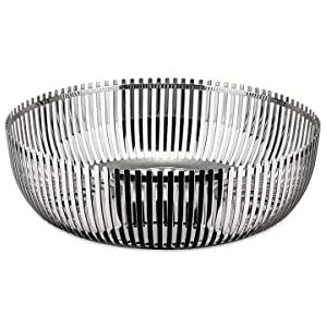 Alessi PCH02/15 Design Perforated Kitchen Basket, 18/10 Polished Stainless Steel, 15 cm Alessi PCH02/15 Design Perforated Kitchen Basket, 18/10 Polished Stainless Steel, 15 cm