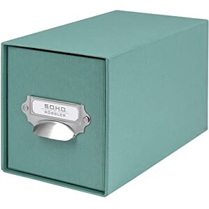 Rössler Papier S.O.H.O 1327452380 CD Drawer Box, Opal, 143 x 158 x 261 mm, Storage Box for Approx. 47 CDs, with Insert Label and Handle Rössler Papier S.O.H.O 1327452380 CD Drawer Box, Opal, 143 x 158 x 261 mm, Storage Box for Approx. 47 CDs, with Insert Label and Handle