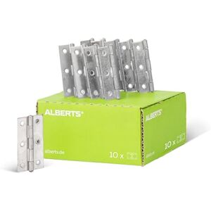 Alberts Narrow Hinge 60 x 34 mm / 10 STK. Material: Edelstahl Alberts Narrow Hinge 60 x 34 mm / 10 STK. Material: Edelstahl