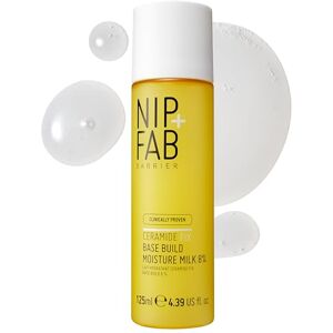 Nip+Fab Nip + Fab Ceramide Fix Base + Build Moisture Milk 125ml, Hydrating Milky Toner, Strengthens Skin Barrier & Locks in Moisture, Vegan Skincare Made in The UK Nip+Fab Nip + Fab Ceramide Fix Base + Build Moisture Milk 125ml, Hydrating Milky Toner, Strengthens Skin Barrier & Locks in Moisture, Vegan Skincare Made in The UK