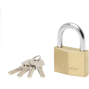 Master Lock 2960EURD Key Padlock with Extra Thick Solid Brass Body, Gold, 8,8 x 6 x 2,1 cm Master Lock 2960EURD Key Padlock with Extra Thick Solid Brass Body, Gold, 8,8 x 6 x 2,1 cm