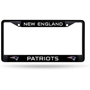 Rico Industries NFL New England Patriots Standard Chrome License Plate Frame Rico Industries NFL New England Patriots Standard Chrome License Plate Frame