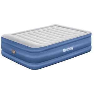 Bestway Tritech Queen Airbed Air Mattress with Built-in AC Pump, Fast Inflation, Raised Height Queen Bestway Tritech Queen Airbed Air Mattress with Built-in AC Pump, Fast Inflation, Raised Height Queen