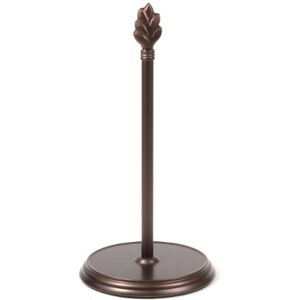Spectrum Diversified Leaf Cast Iron Dispenser, Nature-Inspired Kitchen Countertop Paper Towel Holder, Holds Both Standard & Jumbo Rolls, Bronze Spectrum Diversified Leaf Cast Iron Dispenser, Nature-Inspired Kitchen Countertop Paper Towel Holder, Holds Both Standard & Jumbo Rolls, Bronze