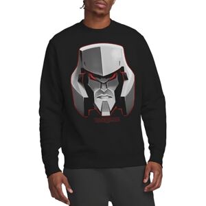 Hasbro Generations Megatron Large Face Unisex Sweatshirt, Black, X-Large Hasbro Generations Megatron Large Face Unisex Sweatshirt, Black, X-Large