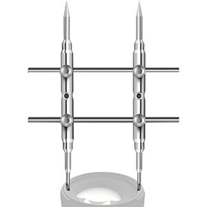 NEEWER Stainless Steel Lens Spanner Wrench, Professional Repairing Opening Tool with Double Sided Pointed Flat Tips Lens Removal Tool with Four Screws for DSLR Camera Lens, Telescope Lens (Straight) NEEWER Stainless Steel Lens Spanner Wrench, Professional Repairing Opening Tool with Double Sided Pointed Flat Tips Lens Removal Tool with Four Screws for DSLR Camera Lens, Telescope Lens (Straight)