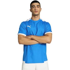Puma Men's Teamliga Jersey Shirt, Electric Blue Lemonade/White, XL UK Puma Men's Teamliga Jersey Shirt, Electric Blue Lemonade/White, XL UK