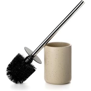 Viosuniu Land Series Ceramic Toilet Cleaner Brush and Holder Set for Bathroom, Non-Scratching Toilet Bowl, Rust-Proof (1 Pack) Viosuniu Land Series Ceramic Toilet Cleaner Brush and Holder Set for Bathroom, Non-Scratching Toilet Bowl, Rust-Proof (1 Pack)