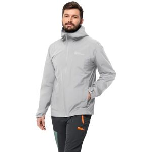 Jack Wolfskin Men's robury 2l JKT m Jacket, Cool Grey, XL Jack Wolfskin Men's robury 2l JKT m Jacket, Cool Grey, XL