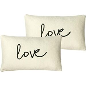 furn. Shearling Feather Filled Cushions Twin Pack furn. Shearling Feather Filled Cushions Twin Pack