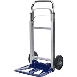 Einhell Folding Hand Truck, 90KG Capacity, Aluminium Framed Folding Trolley On Wheels, Sack Barrow With Extendable Handle 2260112 Einhell Folding Hand Truck, 90KG Capacity, Aluminium Framed Folding Trolley On Wheels, Sack Barrow With Extendable Handle 2260112