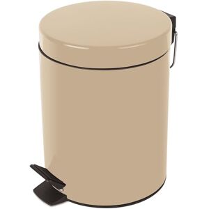 Spirella Cosmetic Bin Sydney Beige Trash Bin Pedal Bin 3 Litres with removable inner bin Spirella Cosmetic Bin Sydney Beige Trash Bin Pedal Bin 3 Litres with removable inner bin
