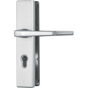 ABUS Door Protection Fitting KLS114 F2 Nickel Silver with Double-Sided Handle 08299 ABUS Door Protection Fitting KLS114 F2 Nickel Silver with Double-Sided Handle 08299