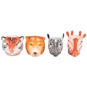 Tivoli Les Petites Safari Ceramic Egg Holder Set of 4 Tivoli Les Petites Safari Ceramic Egg Holder Set of 4