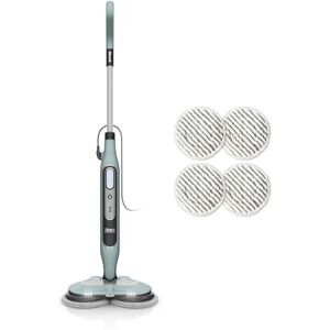 Shark Steam Mop, Automatic Steam and Scrub Steam Mop with Steam Blaster & 6 Dirt Grip Pads, 3 Steam Settings, Stain & Dirt Removal, For all Sealed Hard Floors, 8m Cord, Sage Green, S8201UKCP Shark Steam Mop, Automatic Steam and Scrub Steam Mop with Steam Blaster & 6 Dirt Grip Pads, 3 Steam Settings, Stain & Dirt Removal, For all Sealed Hard Floors, 8m Cord, Sage Green, S8201UKCP