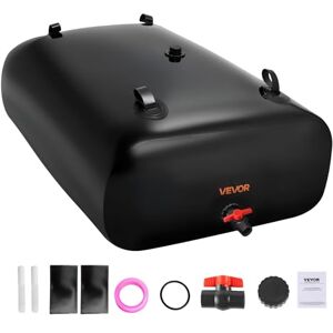 VEVOR Water Storage Bladder, 264 Gallon (1000L) Water Storage Container Tank, 1000D PVC Large Capacity Soft Bag Bladder, Collapsible Portable for Garden Irrigation, Camping, RV, Emergency Use Black VEVOR Water Storage Bladder, 264 Gallon (1000L) Water Storage Container Tank, 1000D PVC Large Capacity Soft Bag Bladder, Collapsible Portable for Garden Irrigation, Camping, RV, Emergency Use Black