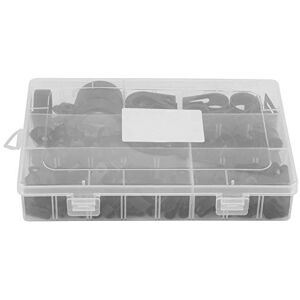 CCYLEZ 200 Pcs Nylon Plastic P-clips, P-clamps Wire Cable Clamp Assorted Box with 6 Different Diameters 5mm 6mm 9mm 12mm 19mm 28mm, Fastenings for Cables, Lines and Hoses(Black) CCYLEZ 200 Pcs Nylon Plastic P-clips, P-clamps Wire Cable Clamp Assorted Box with 6 Different Diameters 5mm 6mm 9mm 12mm 19mm 28mm, Fastenings for Cables, Lines and Hoses(Black)