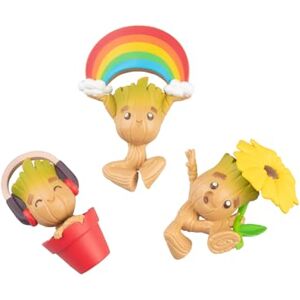Grupo Erik Set Of 3 Fridge Magnets 3D Marvel Groot Figure, Baby Groot Gifts Under 20 Pounds, Gifts For Girls & Boys, Women & Men Kitchen Decor Accessories Grupo Erik Set Of 3 Fridge Magnets 3D Marvel Groot Figure, Baby Groot Gifts Under 20 Pounds, Gifts For Girls & Boys, Women & Men Kitchen Decor Accessories